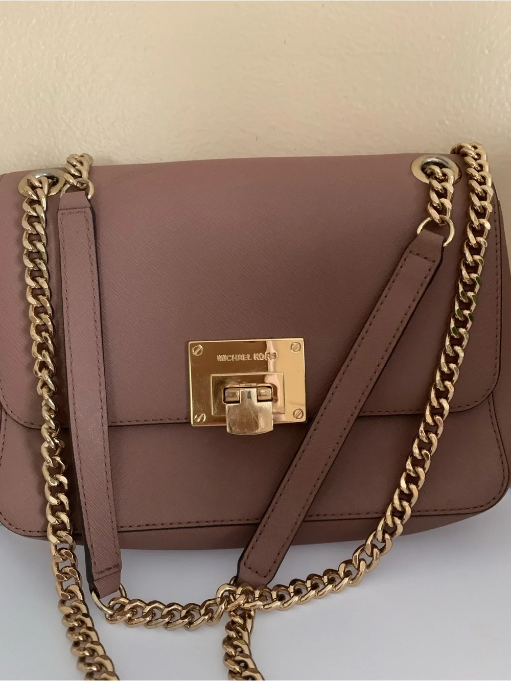 Michael Kors structured leather
